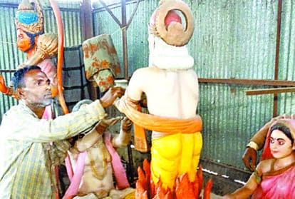 idols are being prepared in ayodhya for ram temple.
