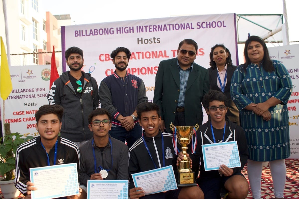 billabong international wins under19 single category in cbse national tennis competition