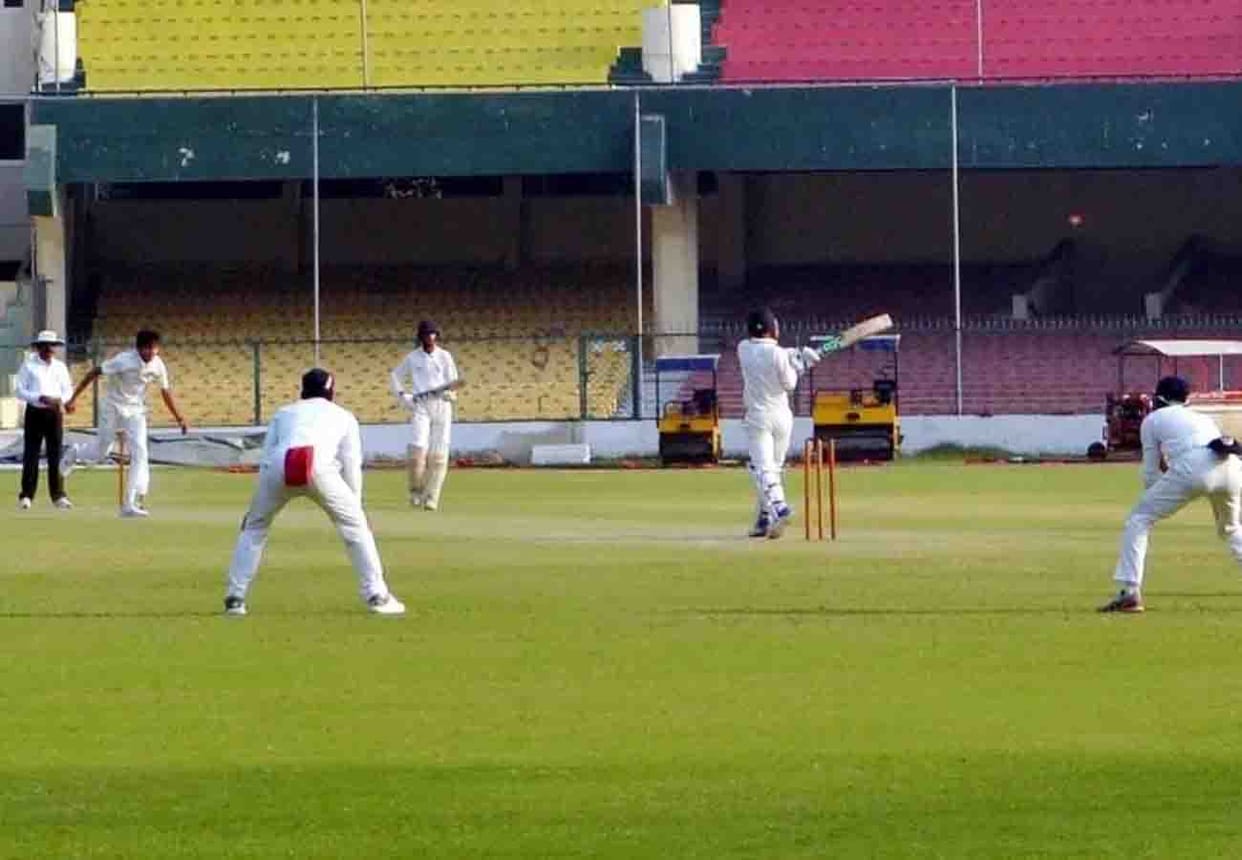 Cooch Behar Trophy match in Greenpark Stadium kanpur