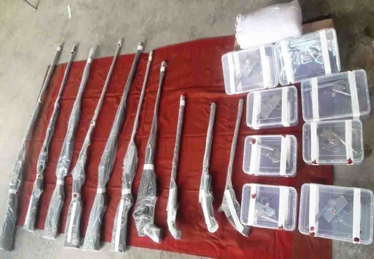 illegal arms factory caught in Kanpur naubasta