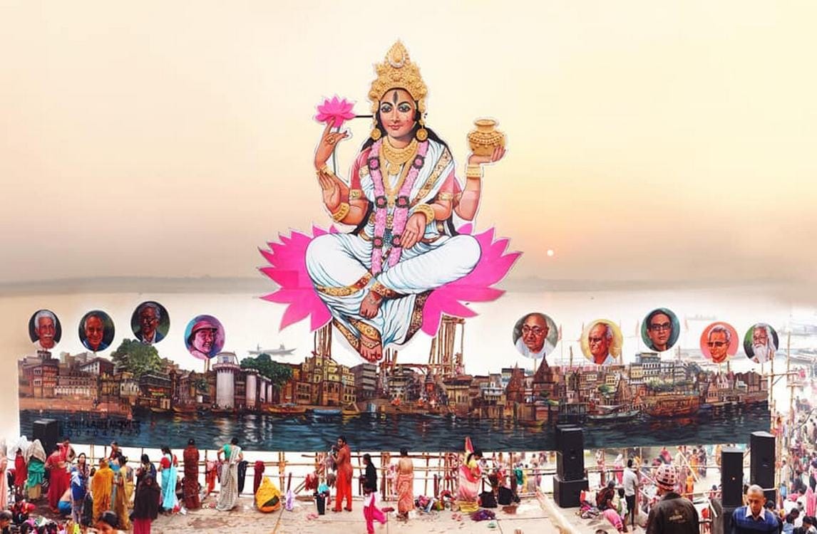 Varanasi dev deepawali this rituals is very old but this is very first time