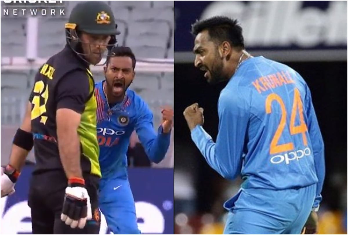 Video: Krunal Pandya bowled Glenn Maxwell and takes revenge of Brisbane T-20