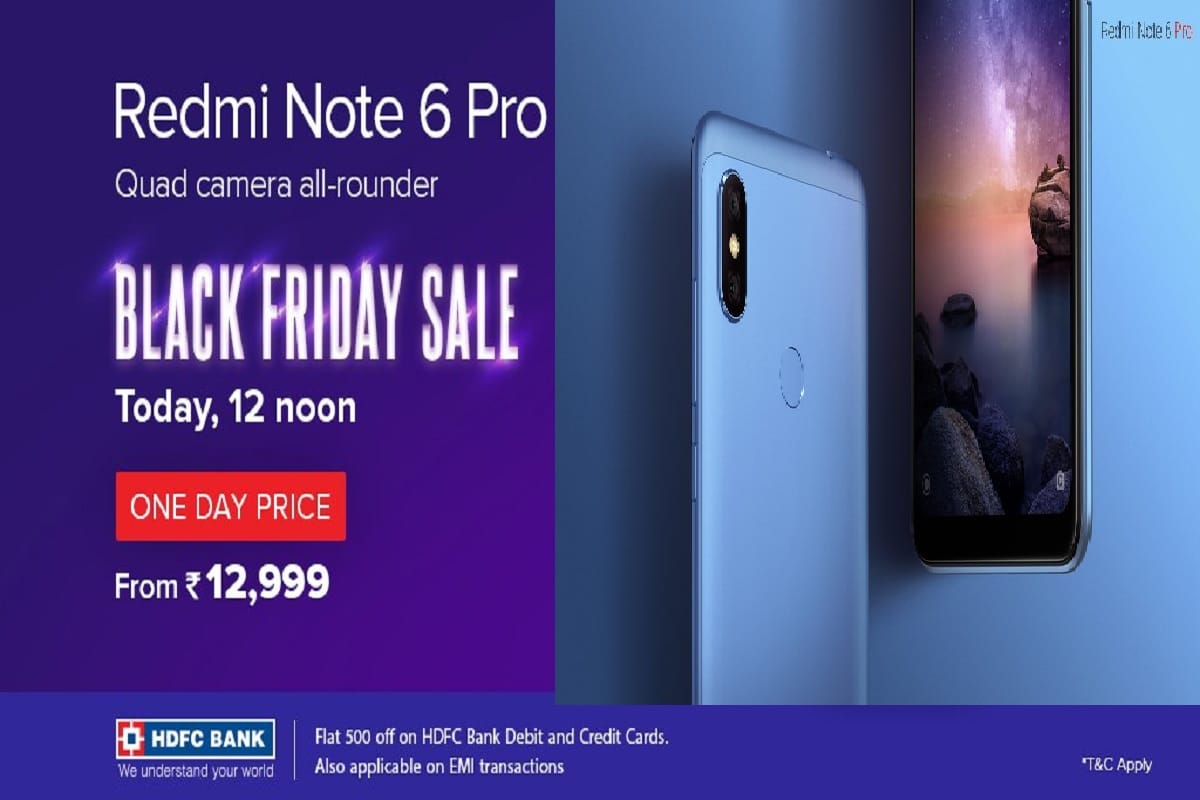 Xiaomi Redmi Note 6 Pro to first sale in India today: Price and specifications