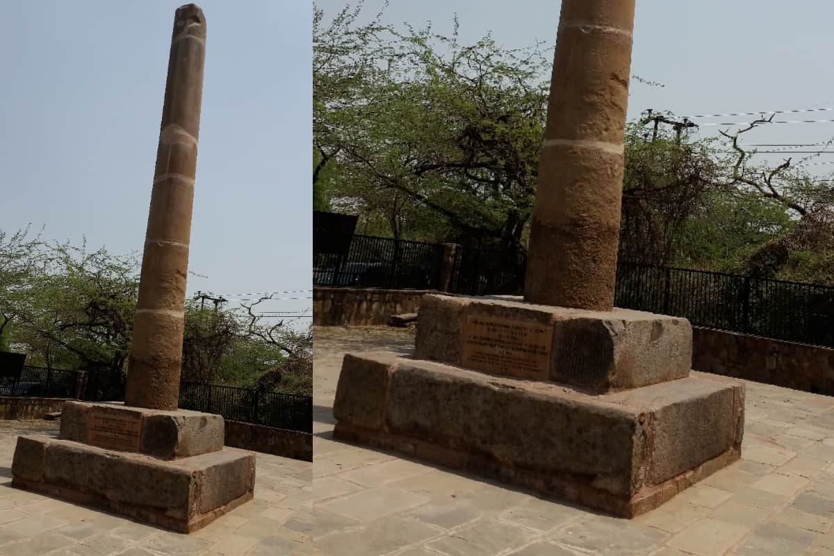 Ashok stambh was in meerut before shifted to delhi by firoz shah tughlaq