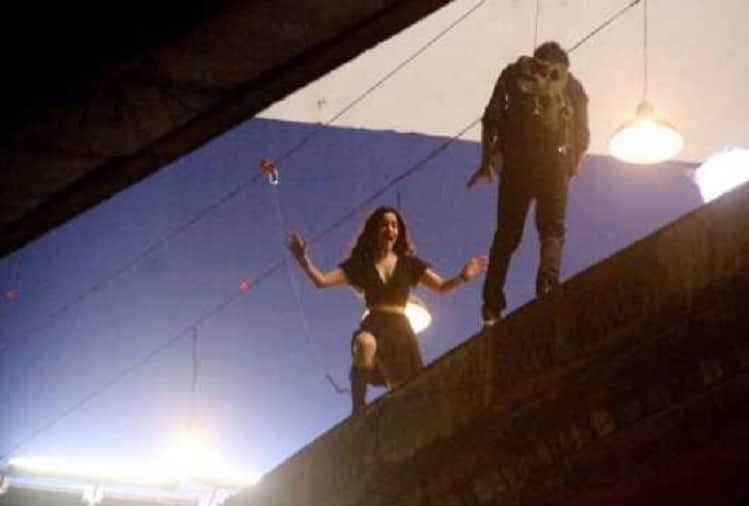 Alia Bhatt and Ranbir kapoor action scene picture leaked from Brahmastra