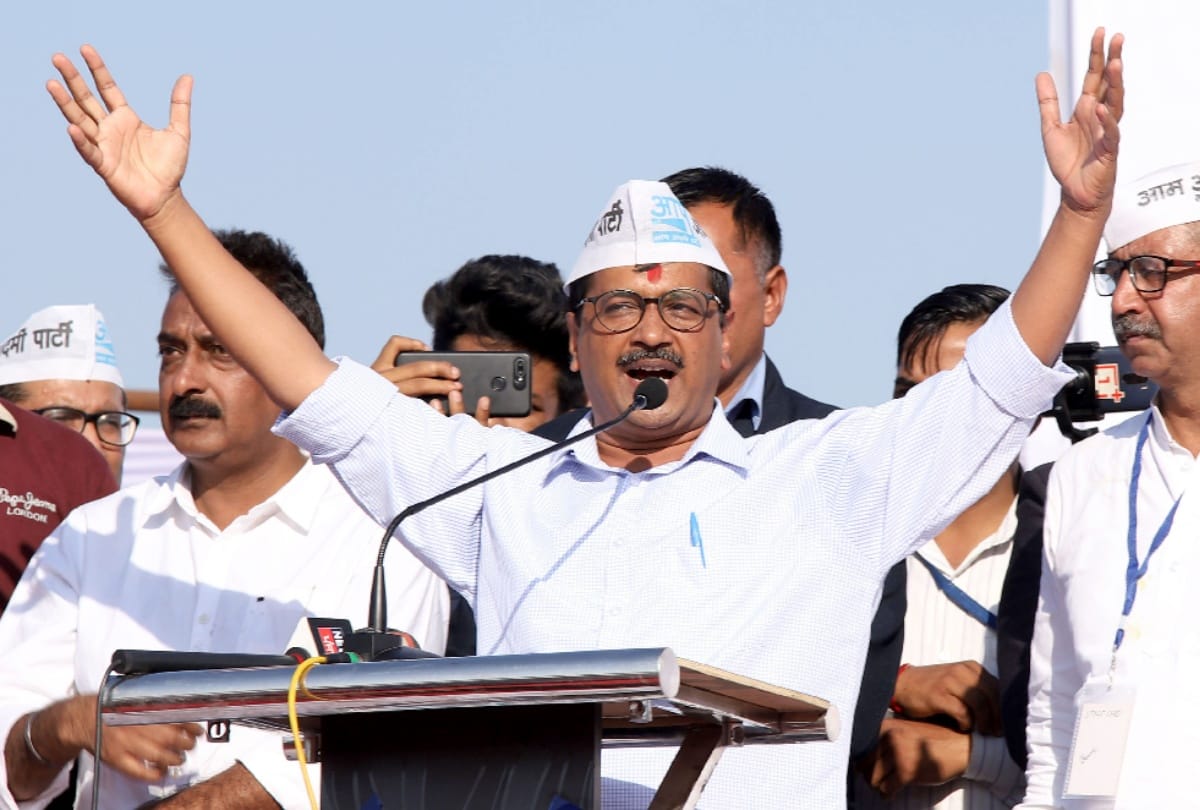Delhi Cm Arvind kejriwal rally in Gurugram