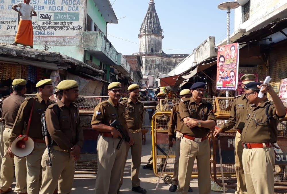 detail related to dharmsabha in ayodhya.