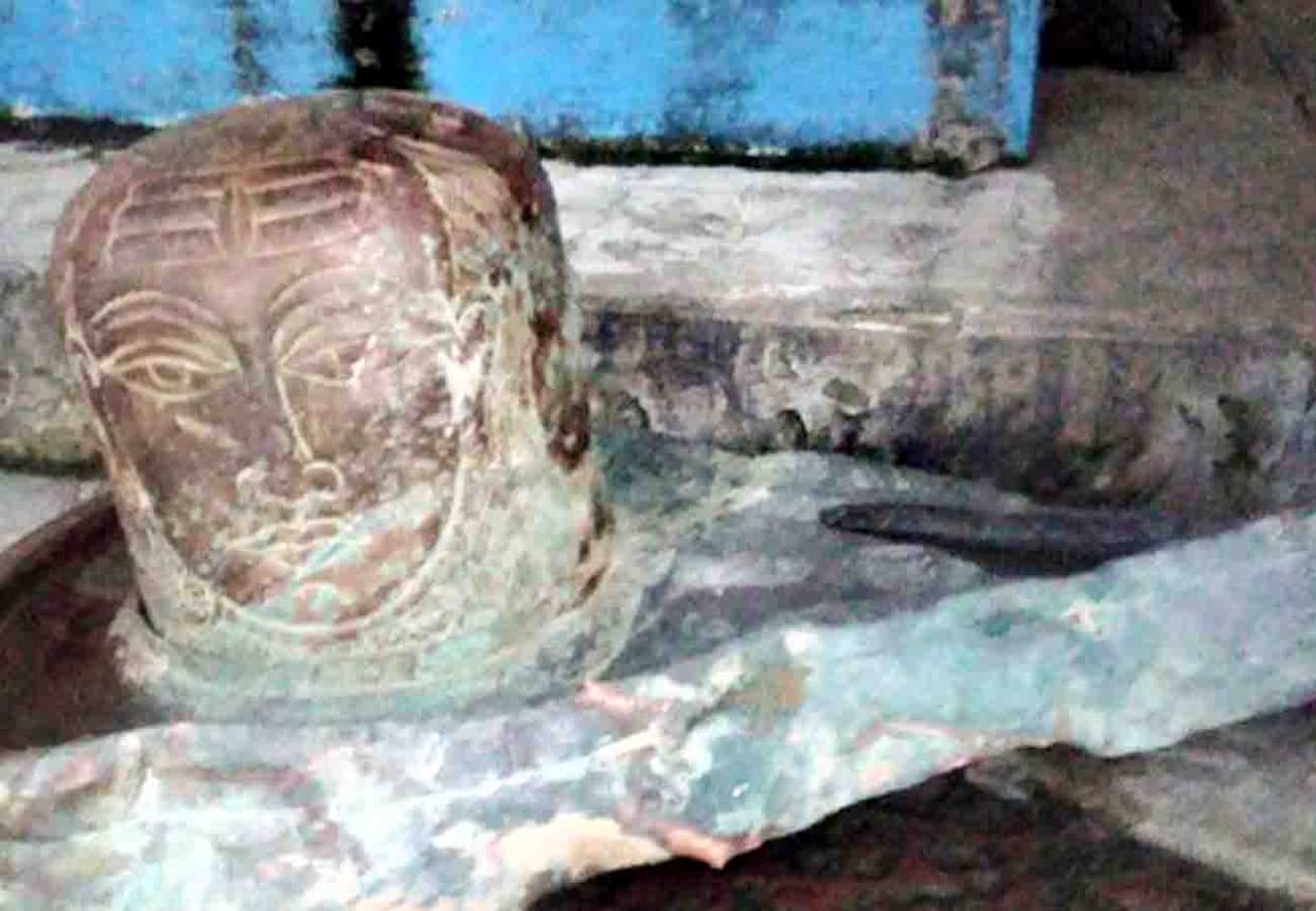 Excavation of Shivling in kanpur