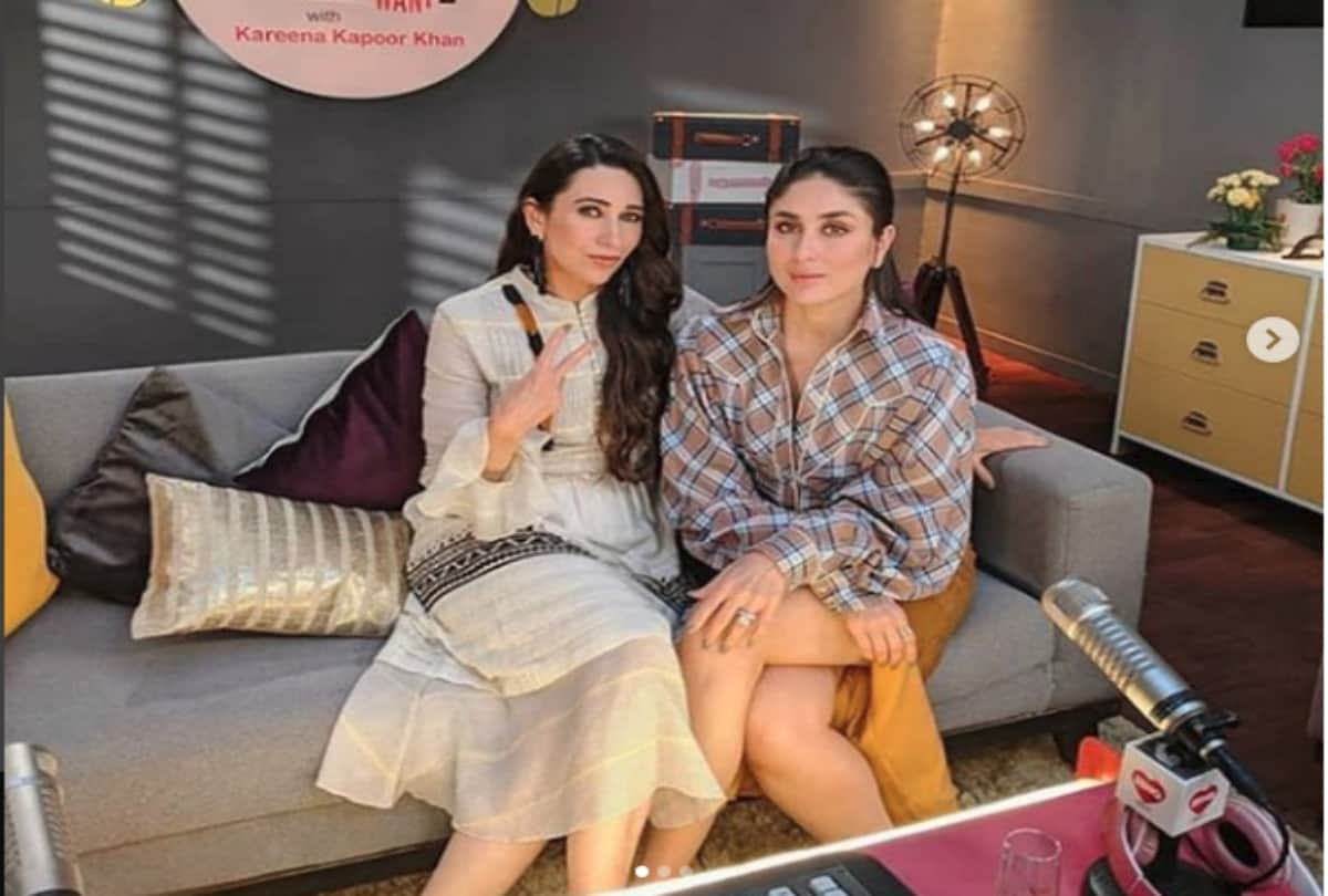 karishma kapoor and kareena kapoor throwback picture