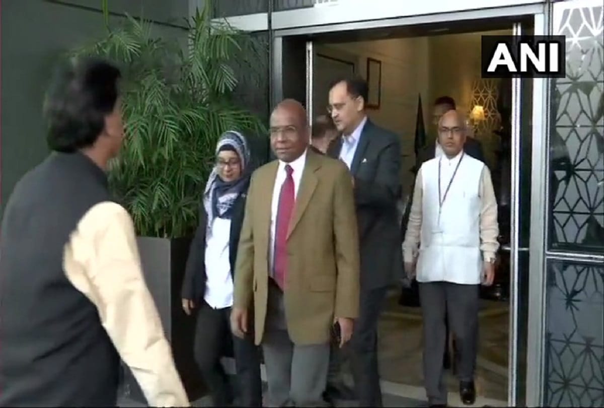 abdulla shahid Minister of Foreign Affairs of the Republic of Maldives, arrives in India