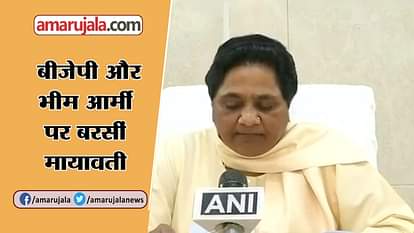 MAYAWATI ATTACKS BJP AND BHIM ARMY