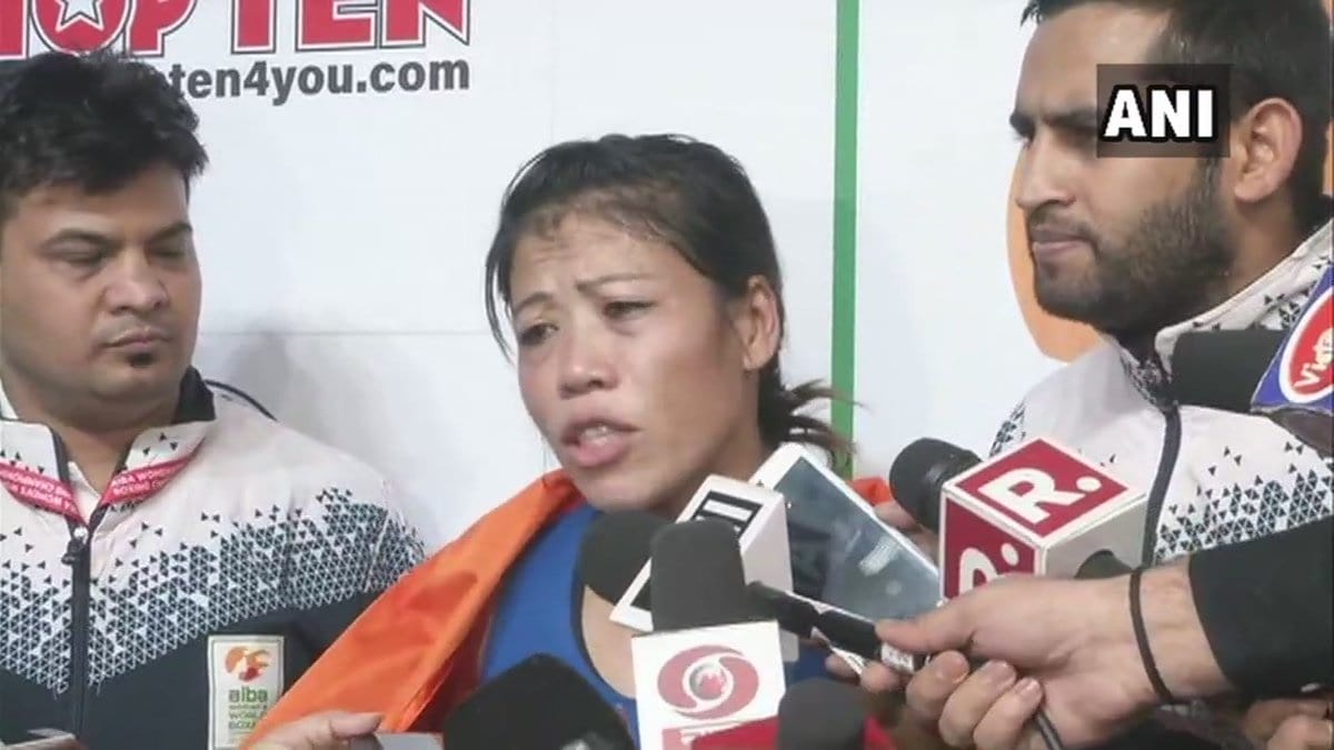 mc mary kom thanks fans for the support in world women boxing championship