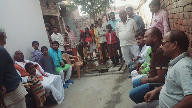 MLA, who arrived to find month old children