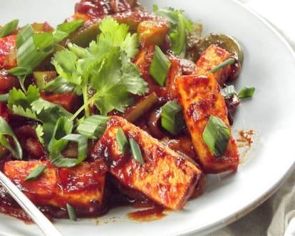 Easy delicious recipe of making chinese chilli paneer