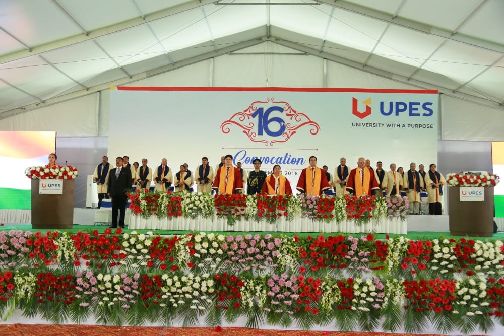 16th Convocation of the University of Petroleum and Energy Studies