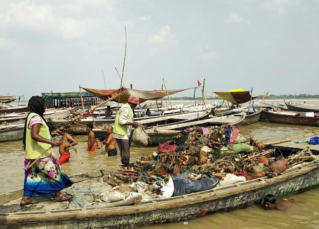 Varanasi ganga ghat condition after dev deepawali