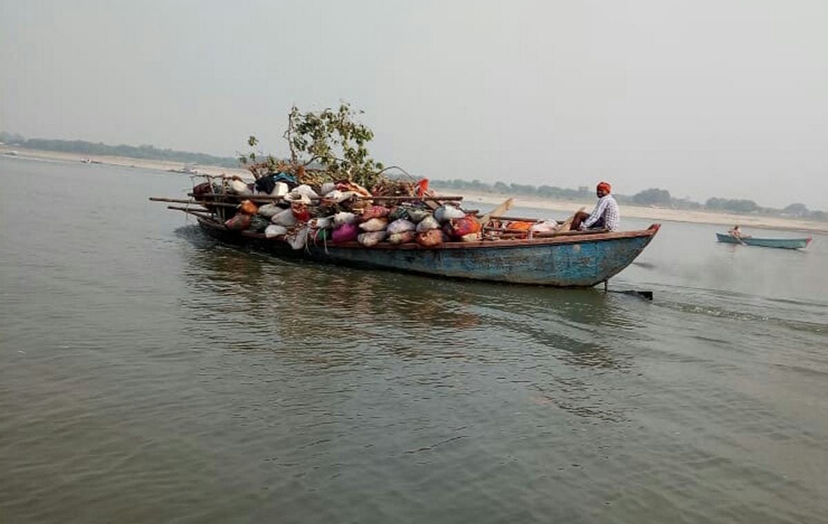 Varanasi ganga ghat condition after dev deepawali