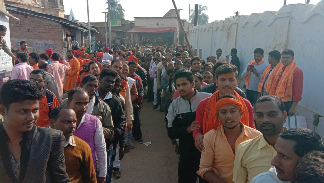 vihip worker reached ayodhya to attend dharm sabha