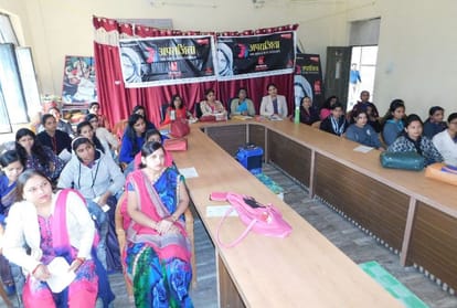 amar ujala Aparajita program over Women's education in mainpuri