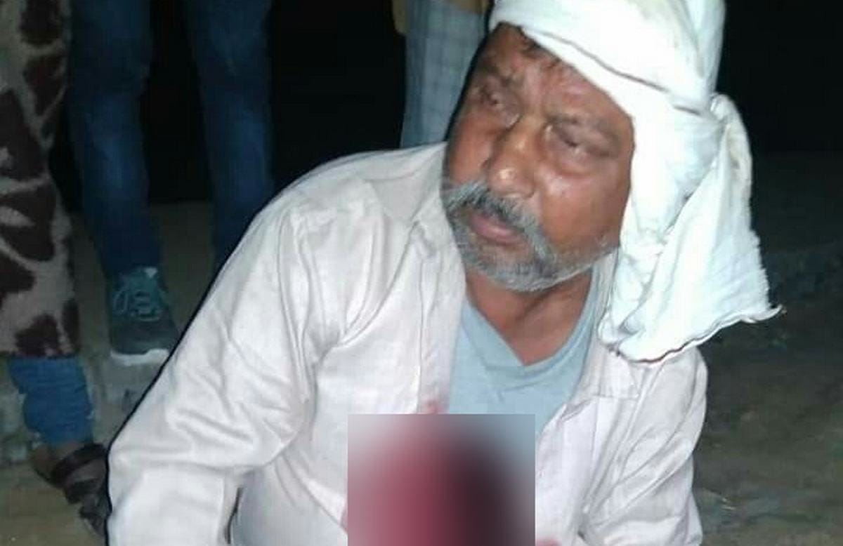 Firing in azamgarh due to family dispute and one people injured