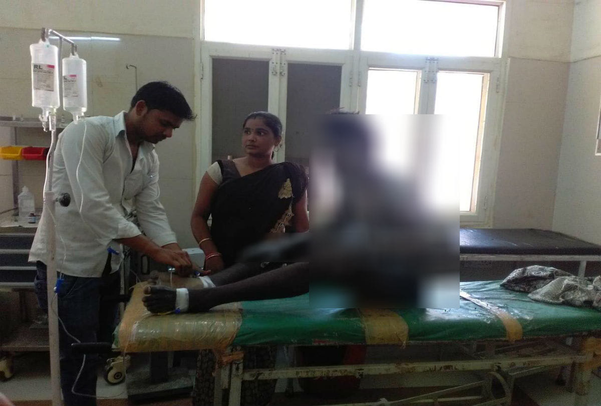 young man tried to burn alive by brother inlaw in firozabad