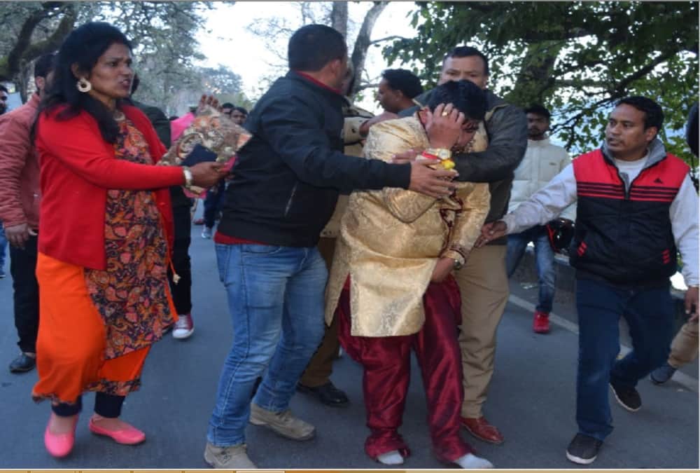 Groom Beaten by first Wife on his second Marriage 