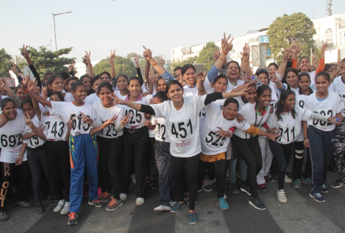 Organizing Manikarnika marathon on Rani Lakshmibai birth anniversary in delhi