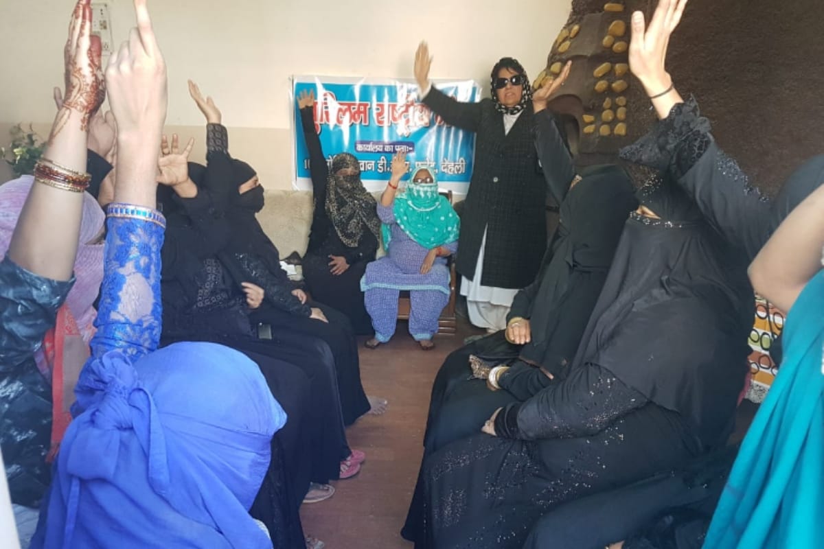 Muslim women in meerut comes ahead on ayodhya ram mandir issue