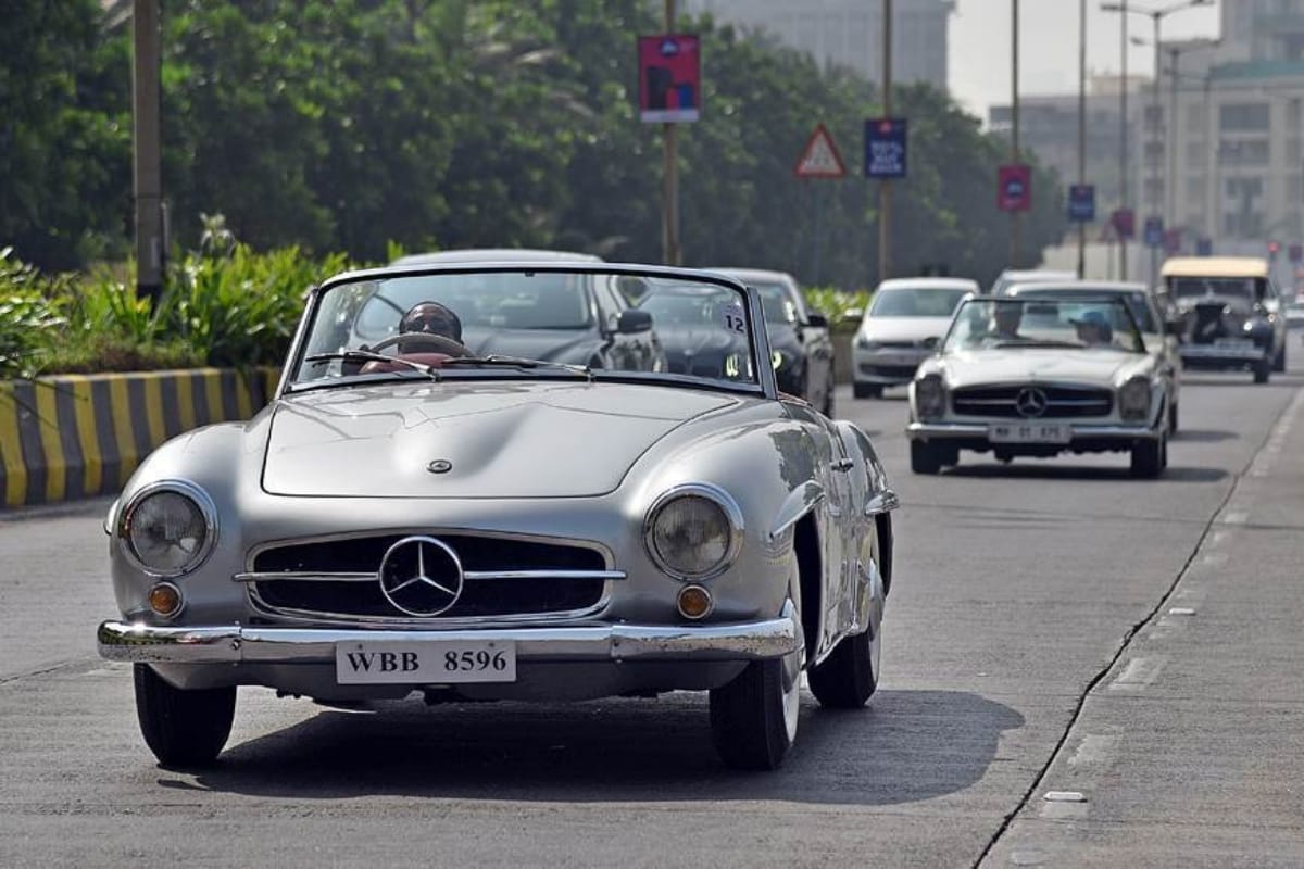 Mercedes benz classic car rally will be held in december