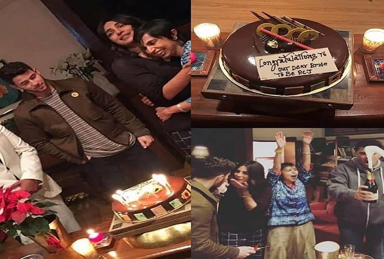 Before Priyanka Chopra wedding with Nick Jonas The Sky is Pink team party with bride to be
