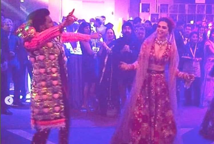 deepika padukone and ranveer singh dj night party deepveer dancing video viral