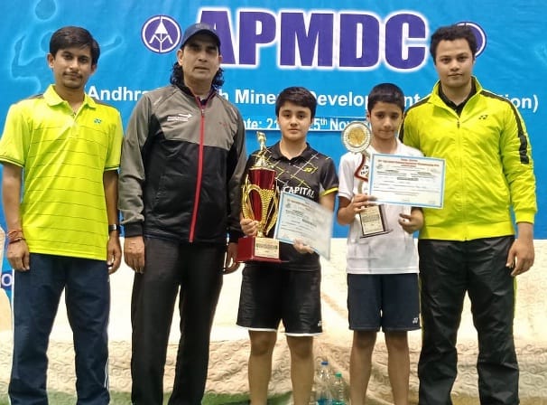 In the doubles, Mansa won silver and gold in Dhruv
