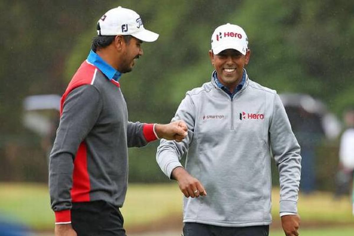 gaganjeet bhullar and anirban lahiri set india in top ten of world cup