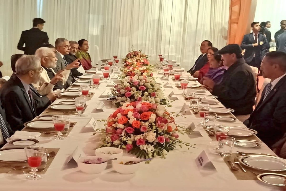 Chief Justice gave dinner party to PM Narendra Modi and Vice President