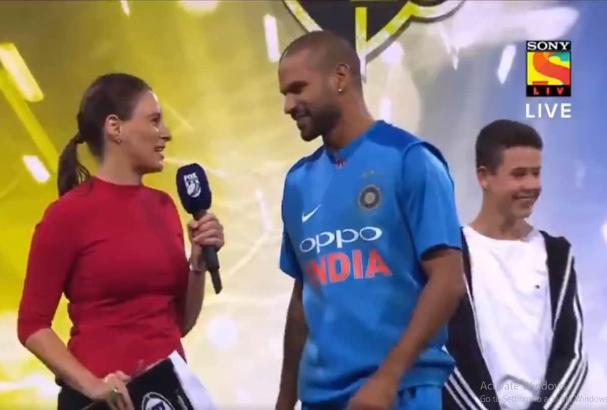 VIDEO: Shikhar Dhawan celebrates the Man of the Series award in his unique style