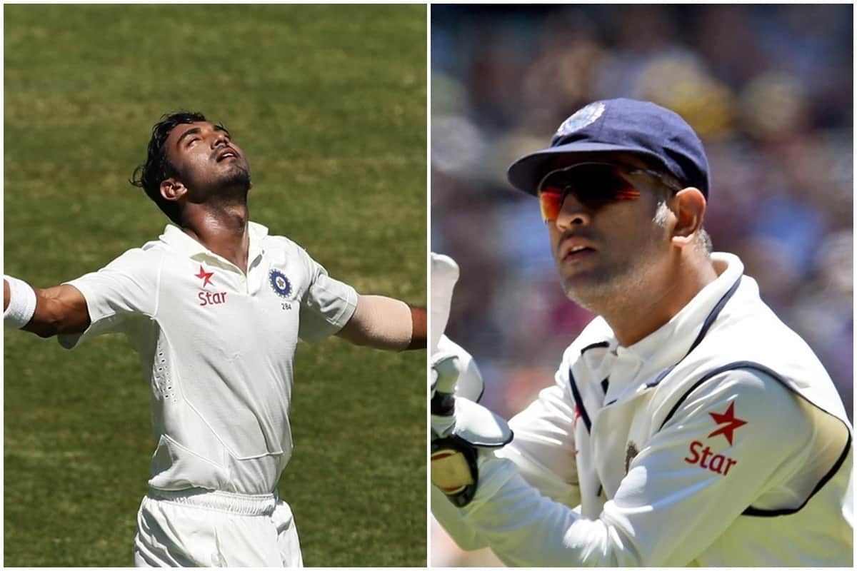 when kl rahul don't able to see captain ms dhoni at iconic melbourne cricket ground
