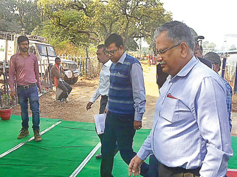 Railway Safety Commissioner and DRM Inspected Electric Line