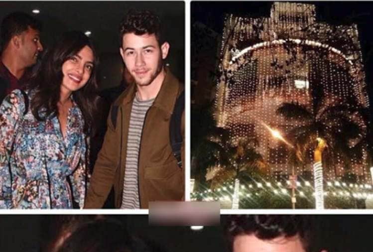 priyanka chopra mumbai house lit up and Umaid Bhawan Palace is also decorated