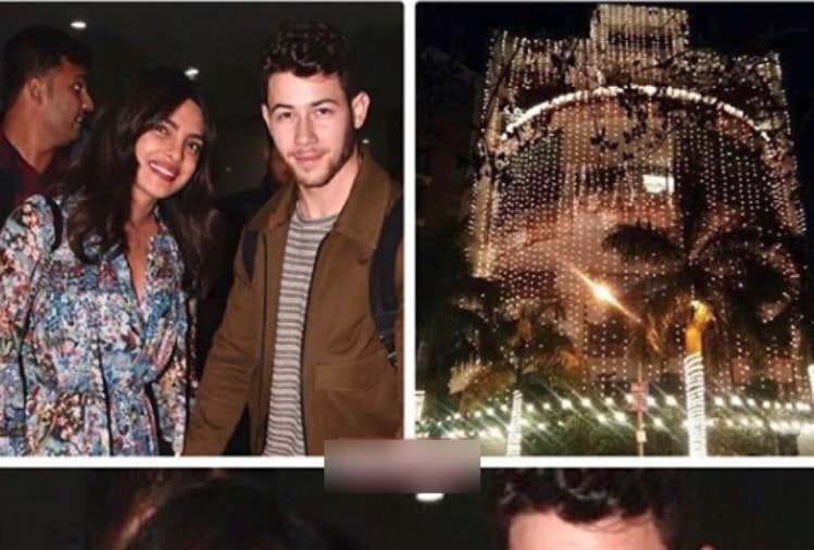 priyanka chopra mumbai house lit up and Umaid Bhawan Palace is also decorated