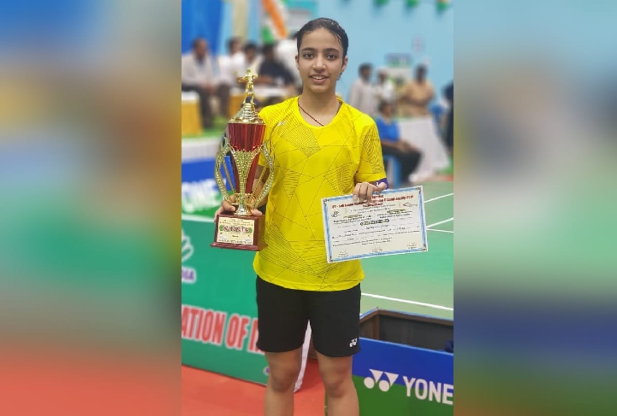 noida girl samaira pawar wins under 13 national badminton championship
