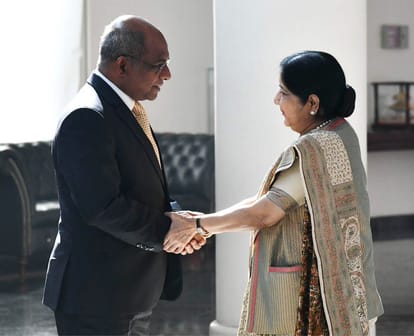 modi government foreign policy support maldives ibrahim mohamed solih china and india