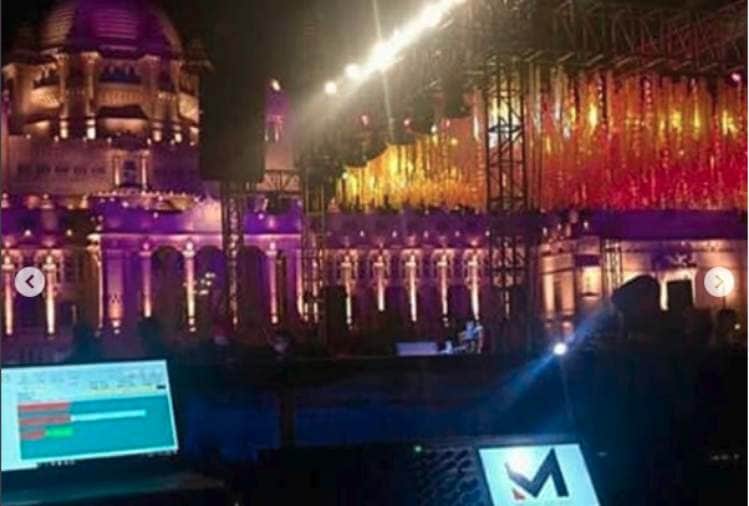 priyanka chopra mumbai house lit up and Umaid Bhawan Palace is also decorated