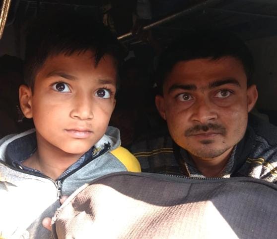 Found in Red Hathras with mother in Kasganj