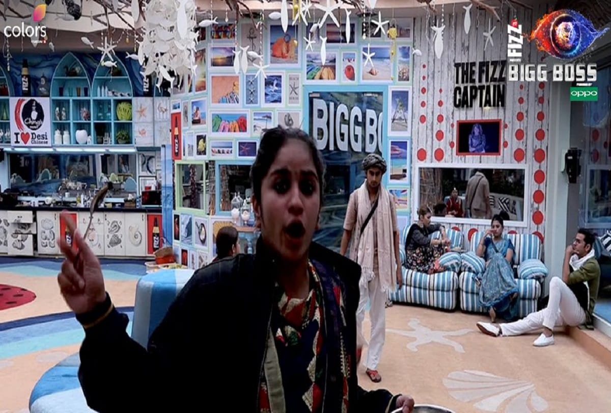 bigg boss deepika kakkar gets angry after touching deepak