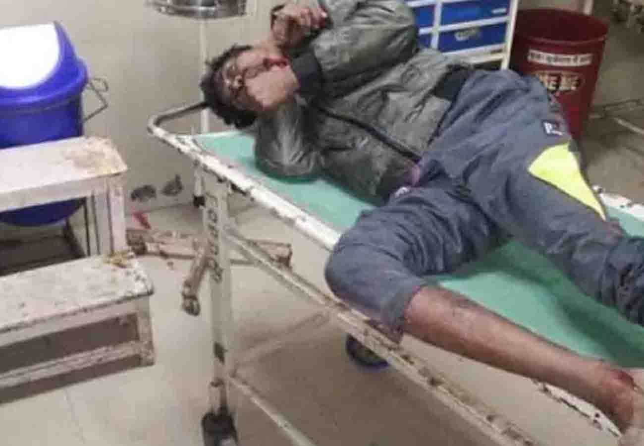 Half Encounter By Police in kanpur