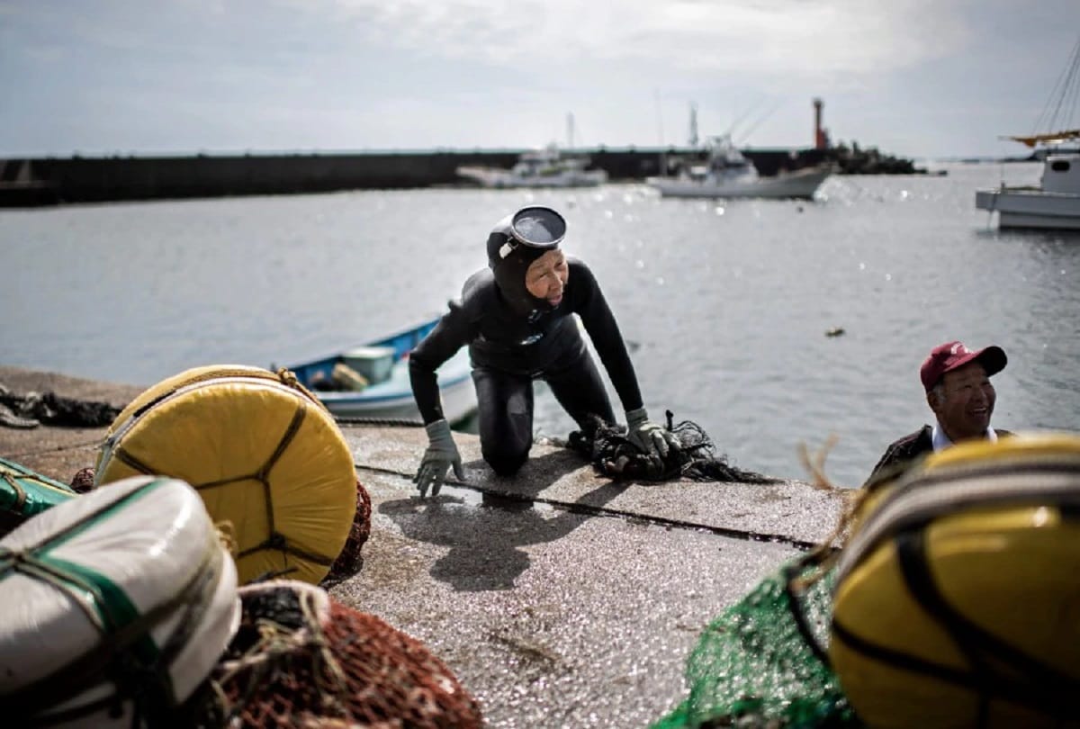 Know the story of The diver Japanese grandmother
