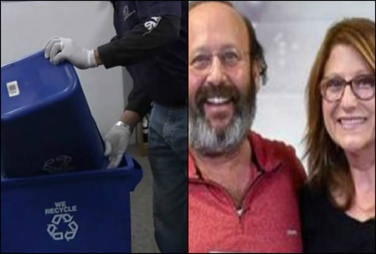 American Couple found lottery during cleaning of house