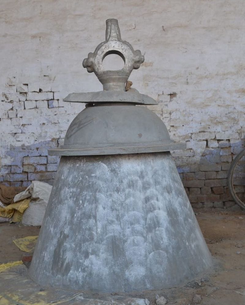 अयोध्या से पहले काशी पहुंचेगा जलेसर में तैयार हो रहा घंटा