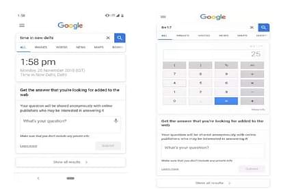 Google Search Now Directly Answers Some Questions