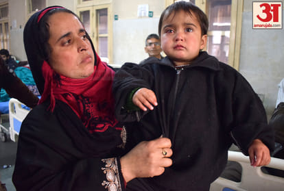20 month old heeba got injured in stone pelting shopian jammu kashmir lost her eyes
